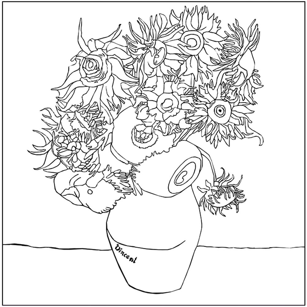 Coloring Art, Vincent van Gogh - 4