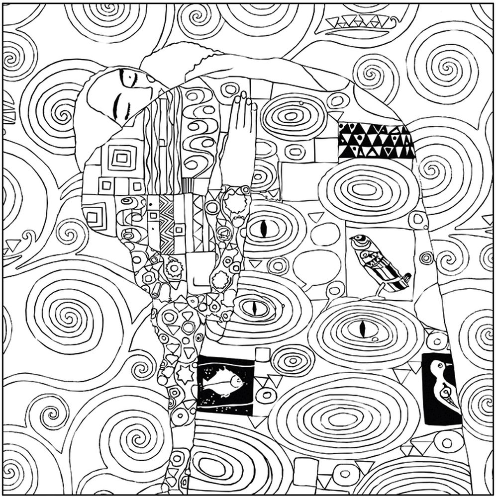 Coloring Art, Gustav Klimt - 5