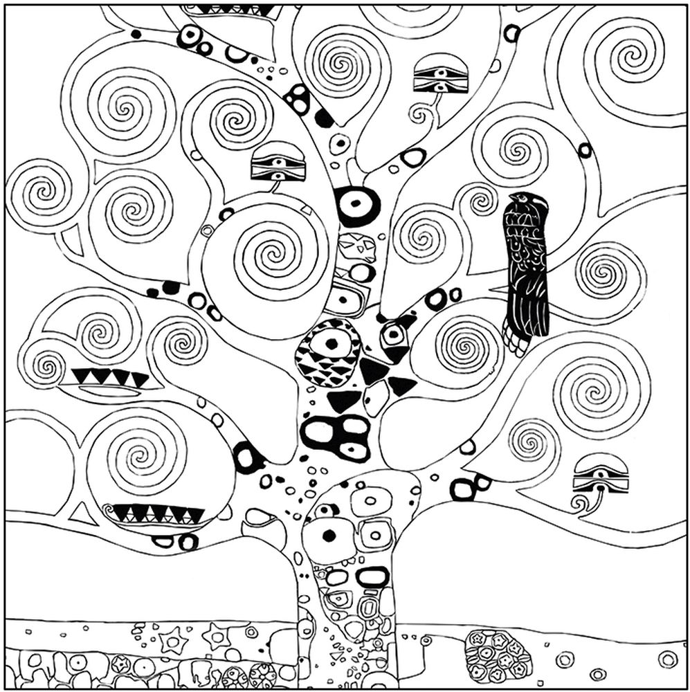 Coloring Art, Gustav Klimt - 3