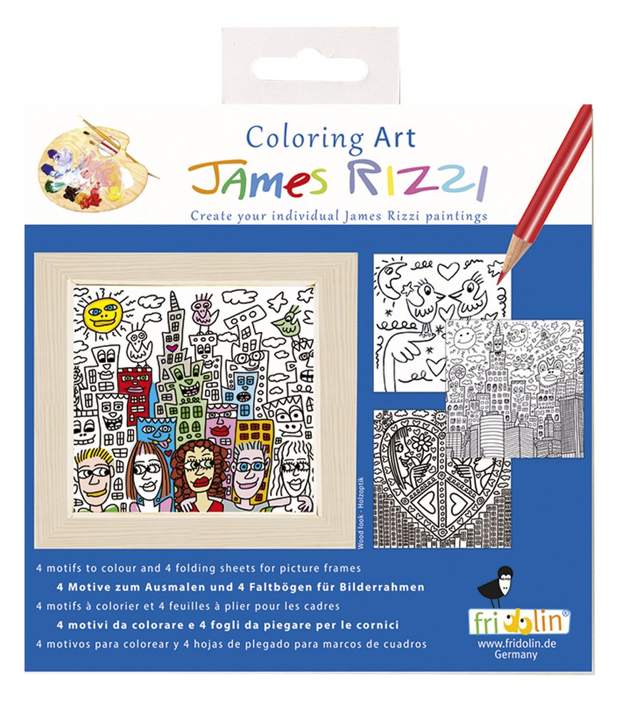 Coloring Art, James Rizzi
