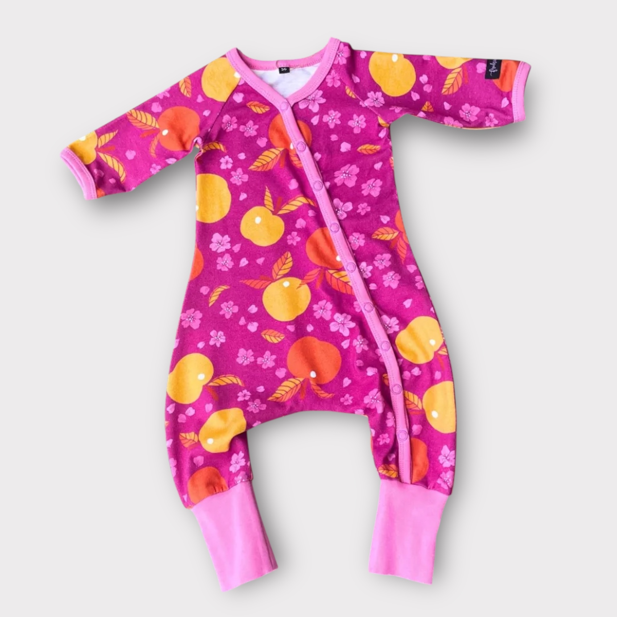Babydress ”Äppeldröm rosa” stl.56