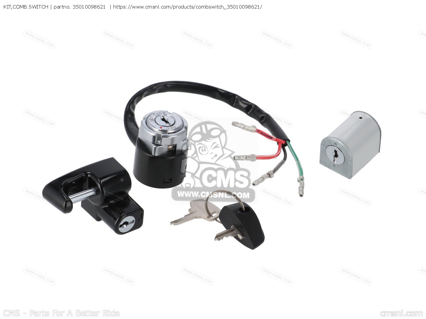 Lock set Dax - Honda original