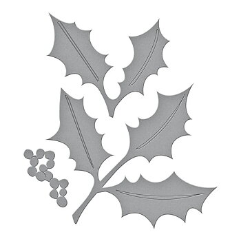 American Holly Etched Dies 