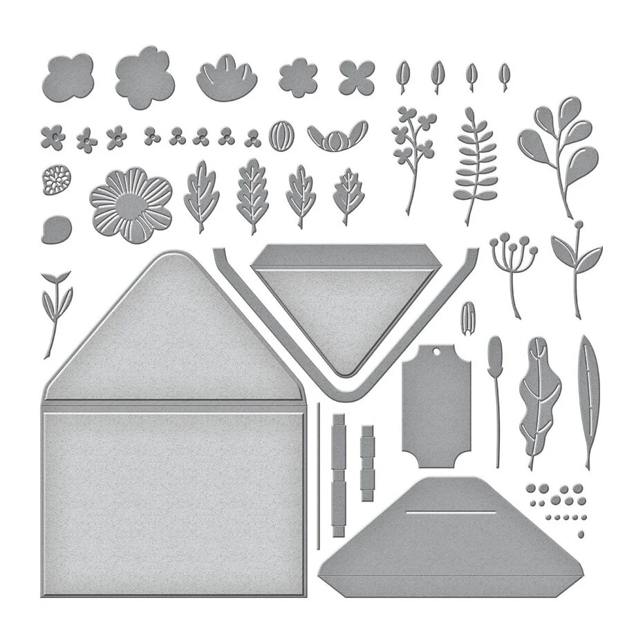 Envelope of Wonder Etched Dies