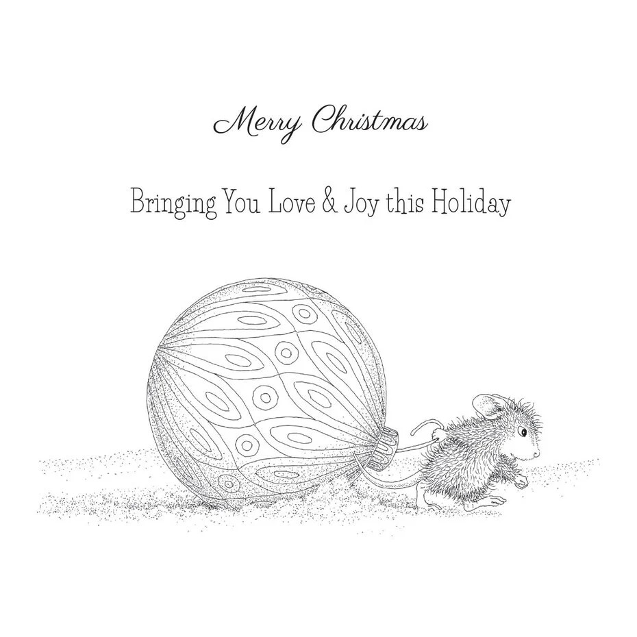 Bringing Christmas to You Cling Rubber Stamp