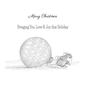 Bringing Christmas to You Cling Rubber Stamp
