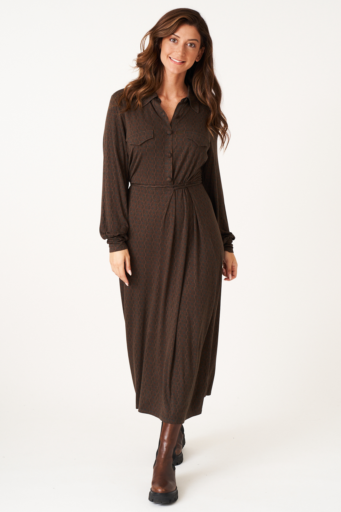 Renata dress  eucalyptus - 2