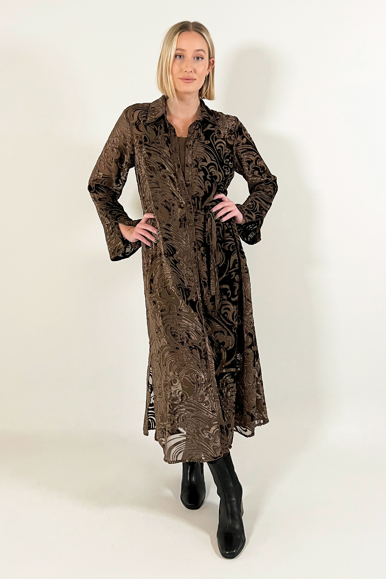 Ottilia dress  chocolate