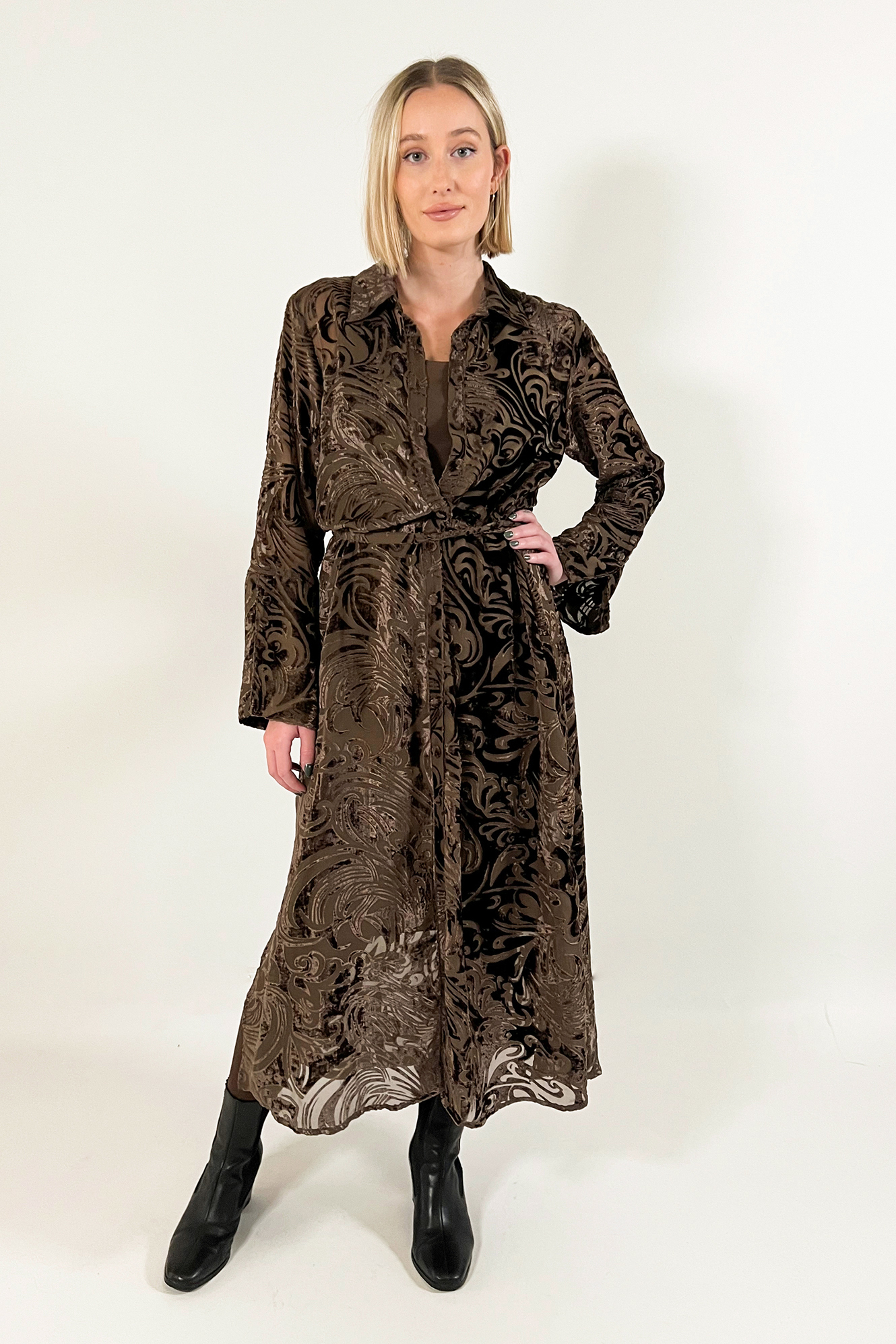 Ottilia dress  chocolate - 4