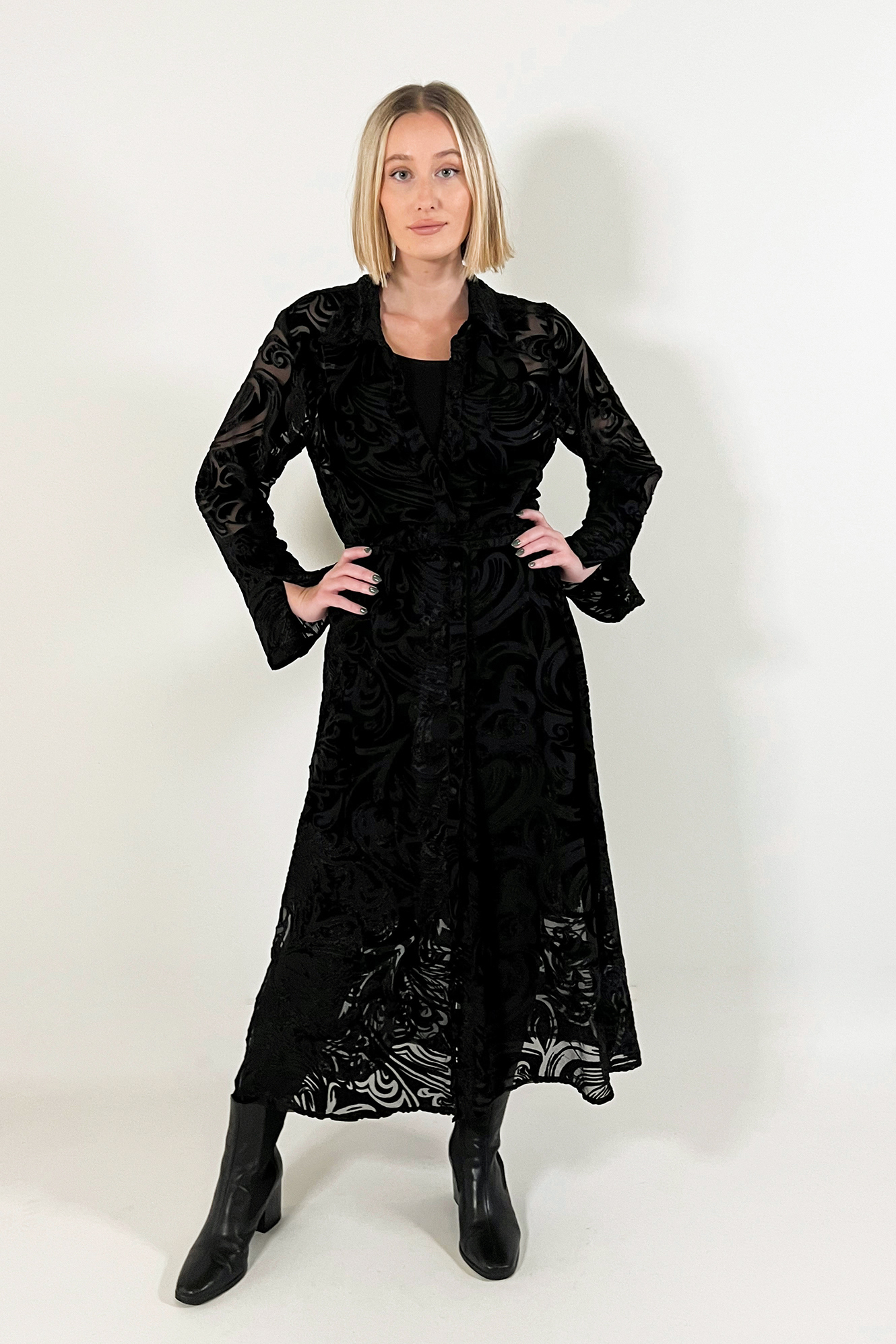 Ottilia dress  svart
