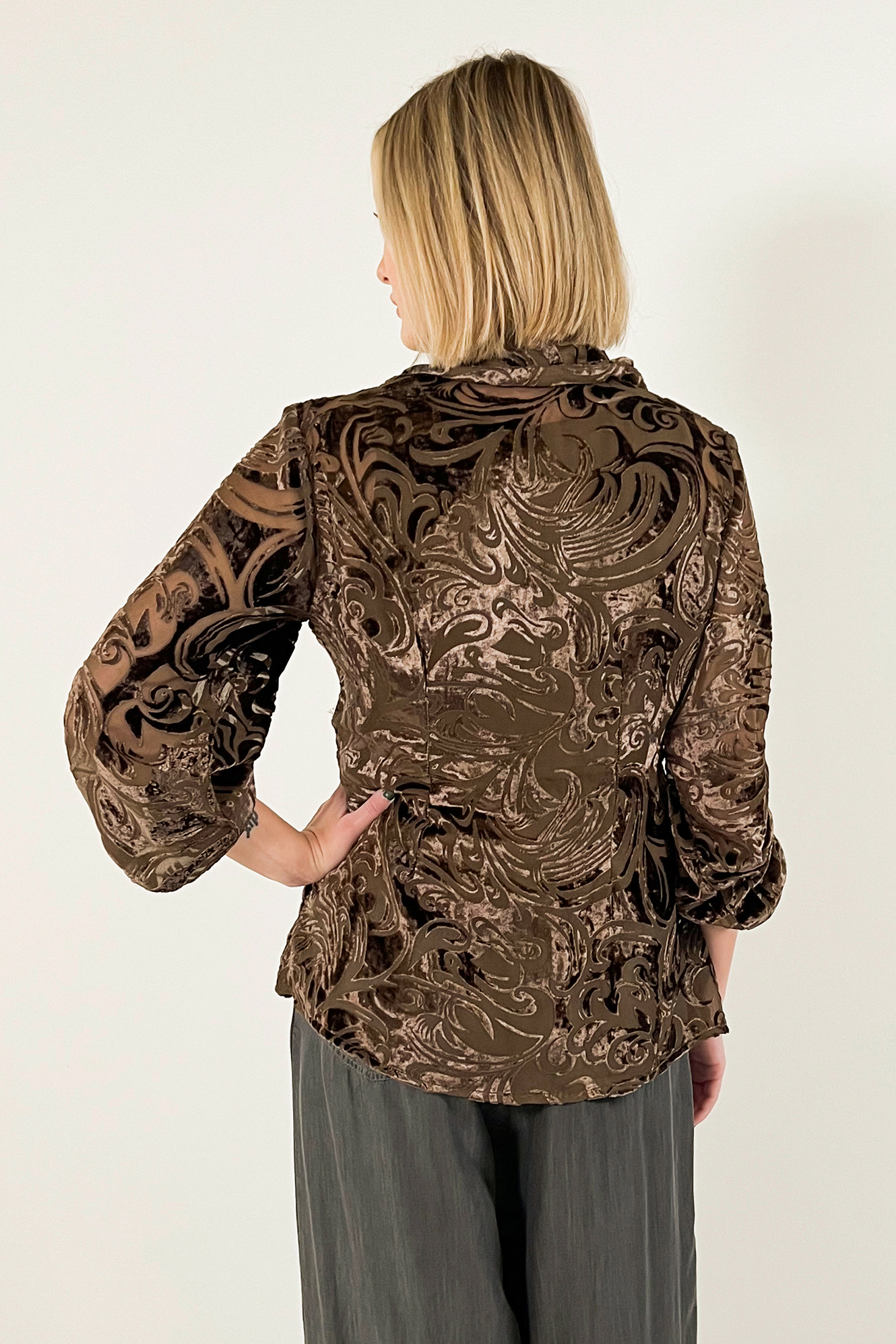 Odine blus  chocolate - 5
