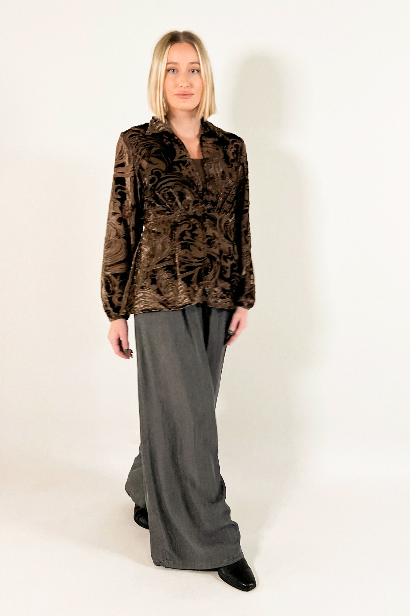 Odine blus  chocolate - 2