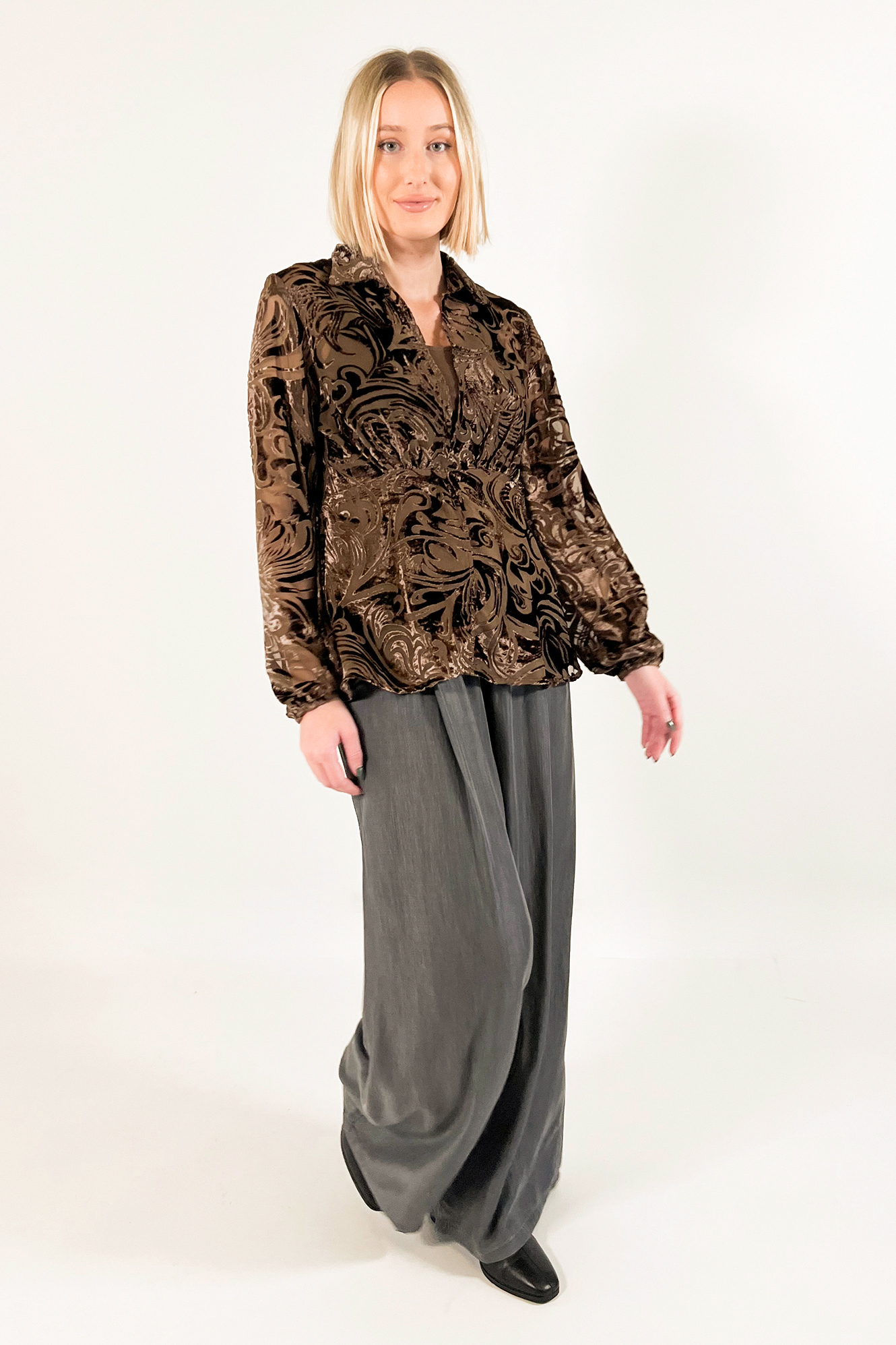 Odine blus  chocolate - 3