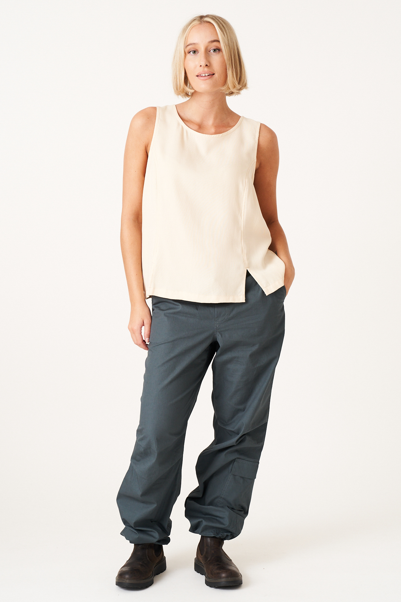 Pia trouser  eucalyptus - 8