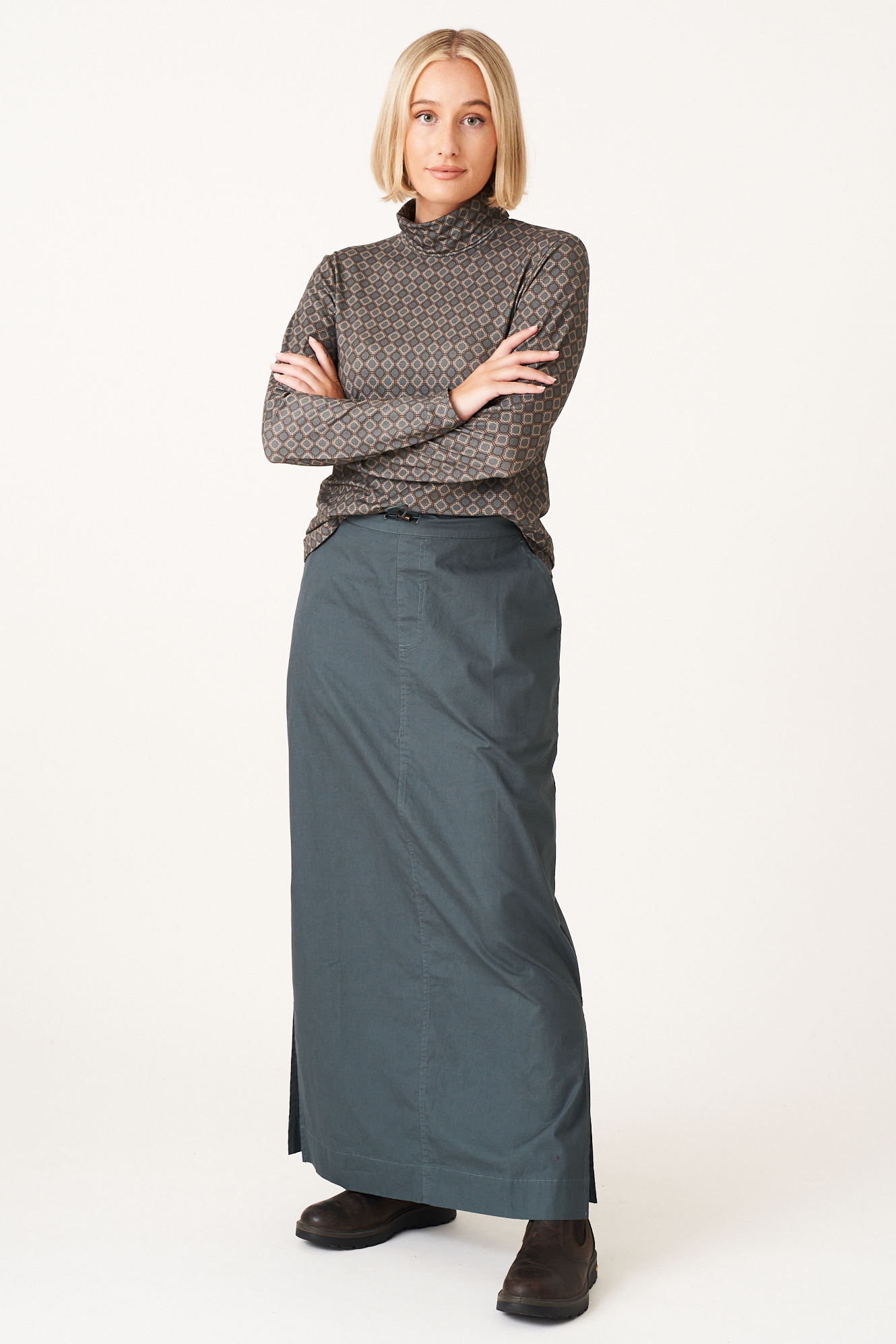 Polly skirt  eucalyptus