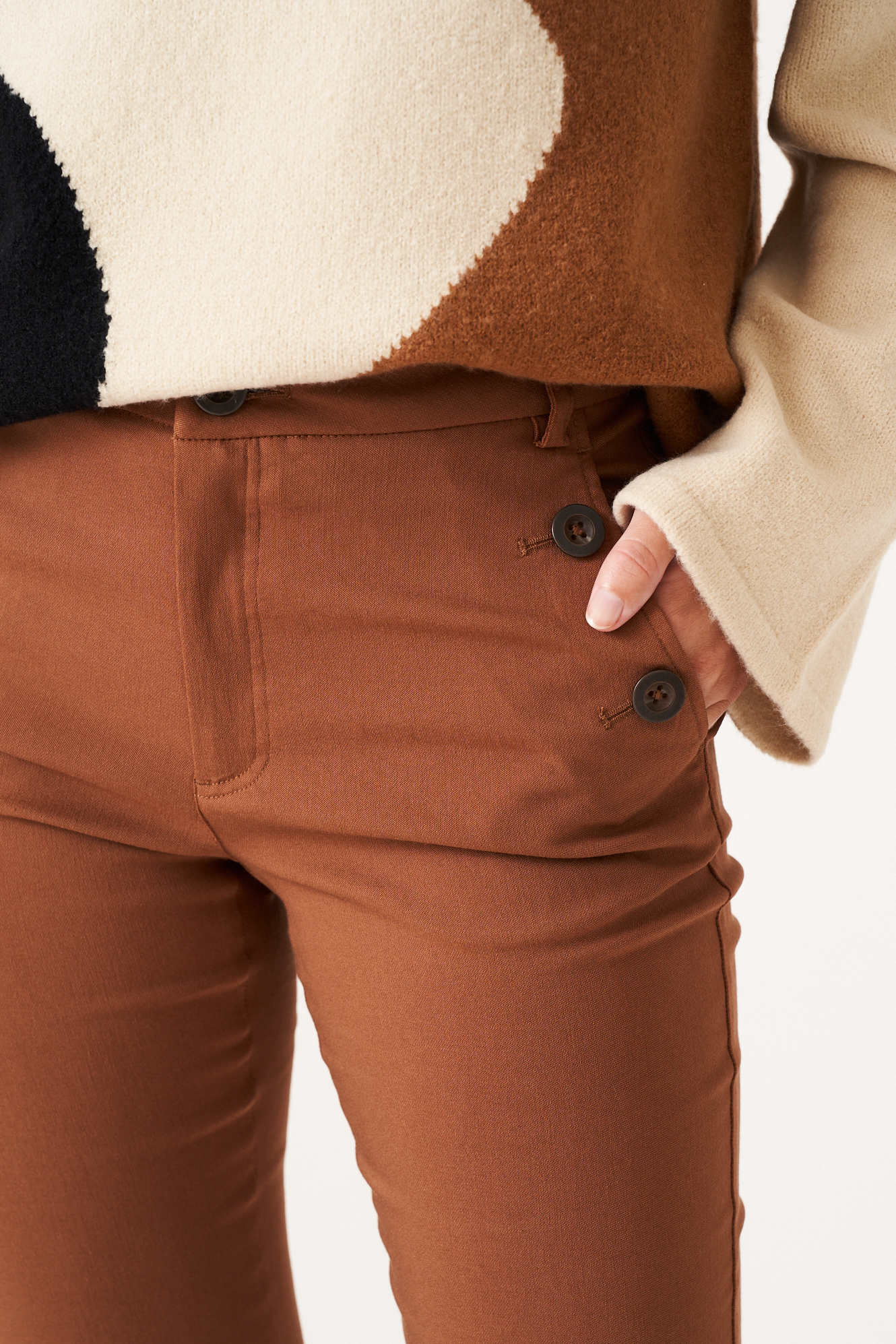 Phyllis trouser  brandy - 5