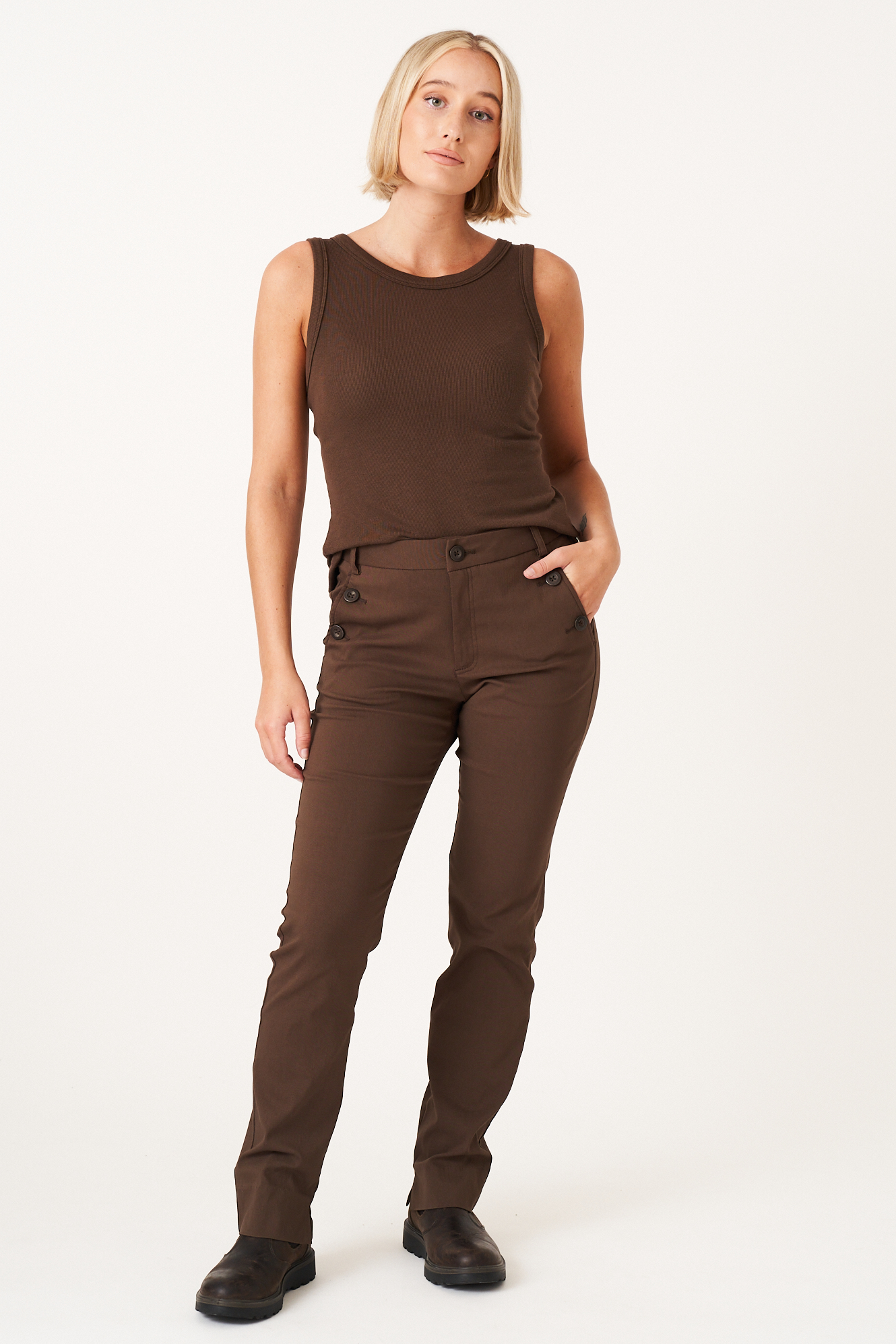 Phyllis trouser  chocolate - 5