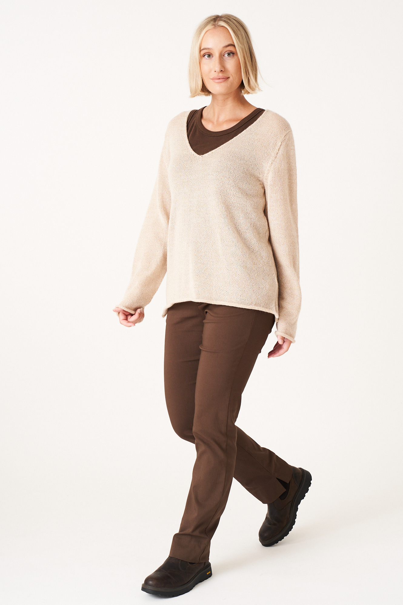 Phyllis trouser  chocolate - 12
