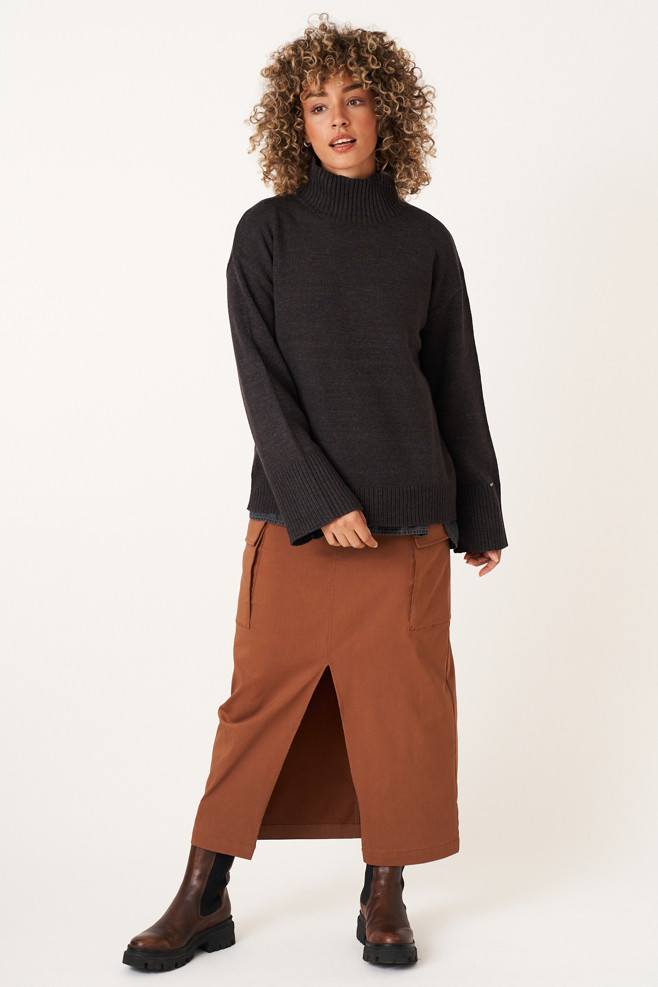 Pearl kjol  brandy - 8
