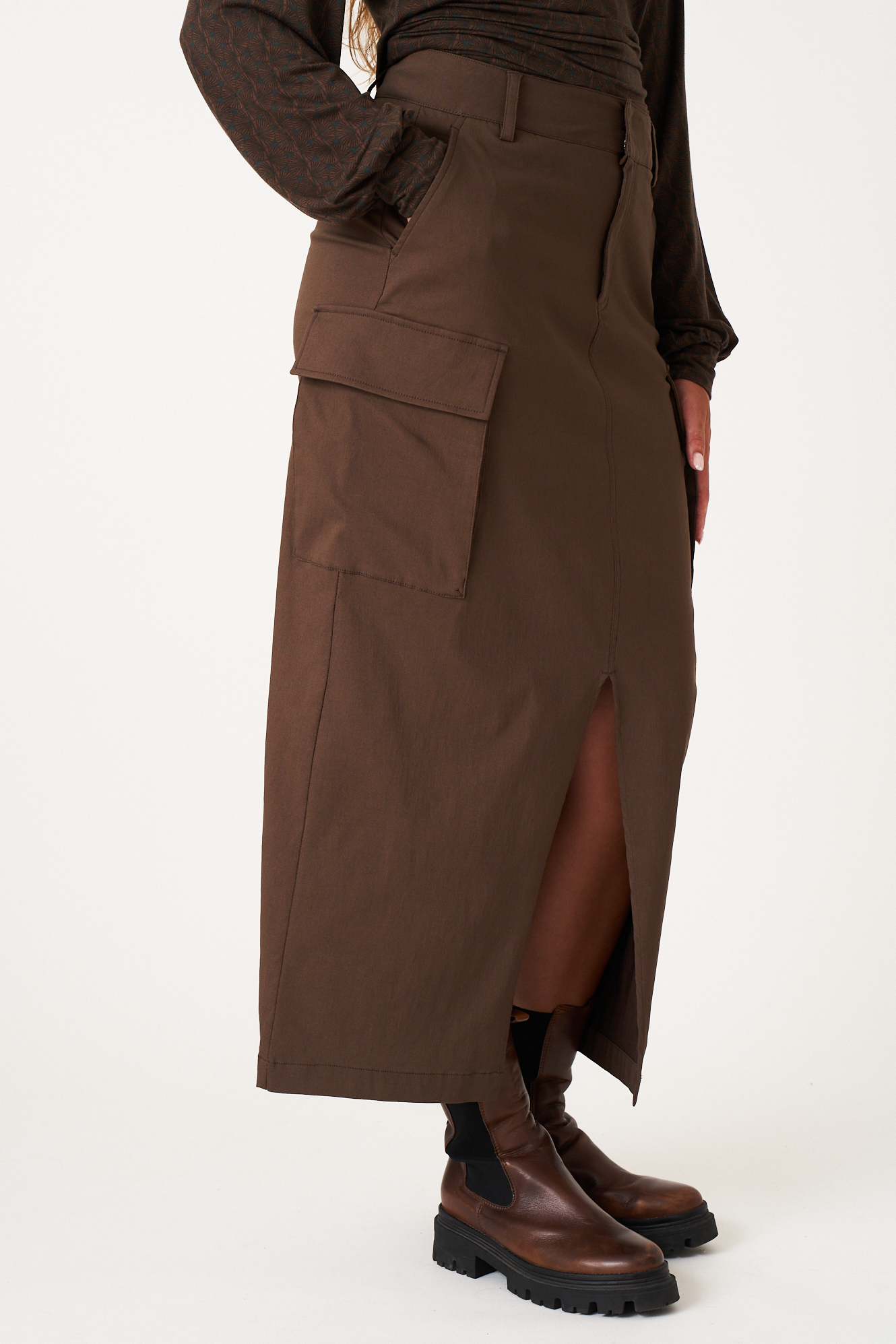 Pearl skirt  chocolate - 8