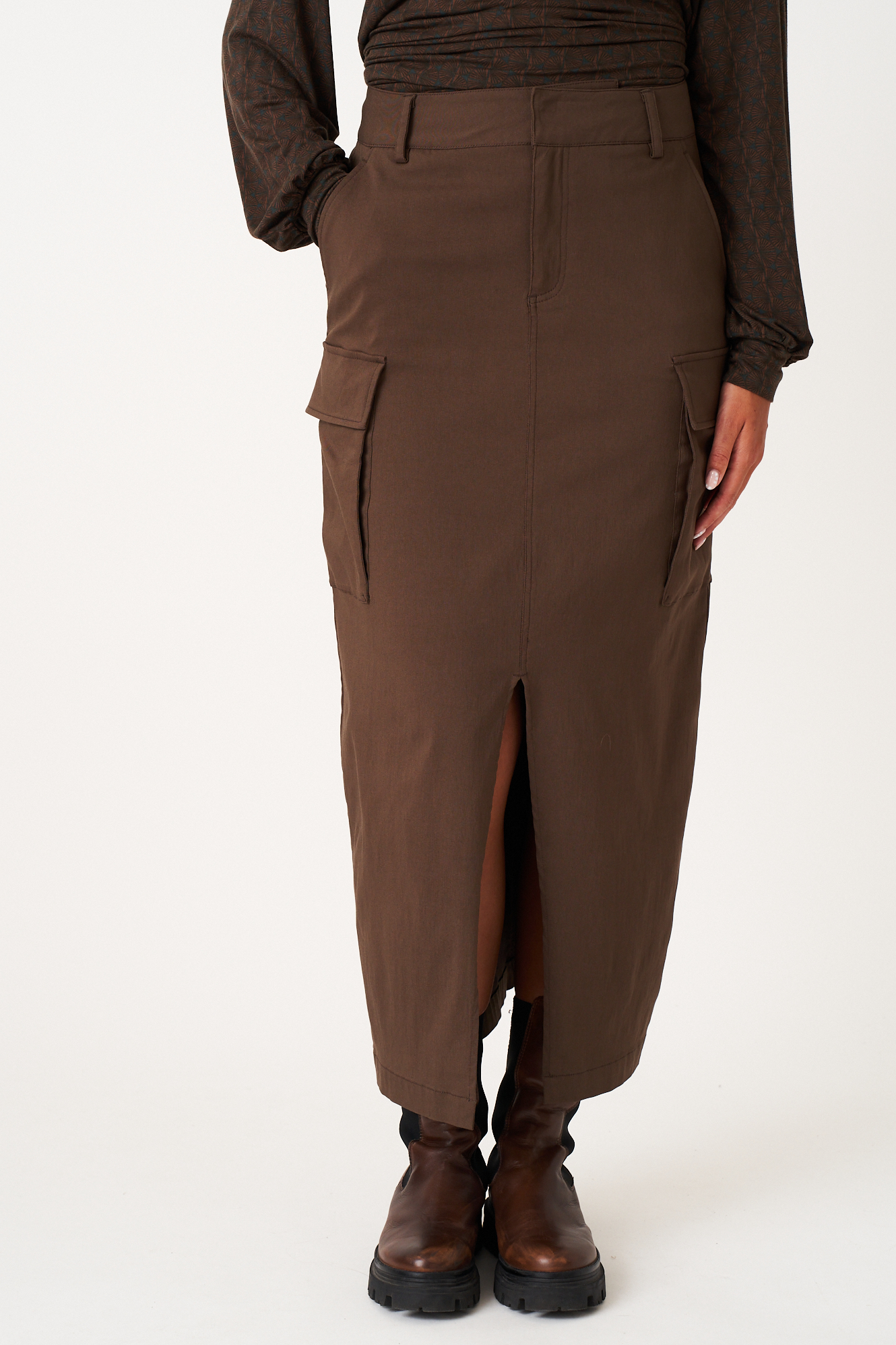 Pearl skirt  chocolate - 7