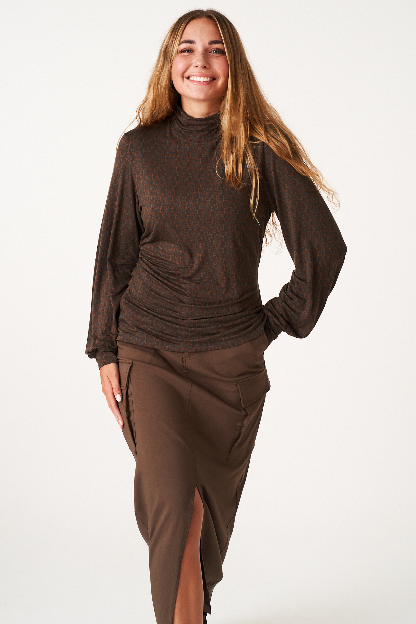 Pearl skirt  chocolate - 3