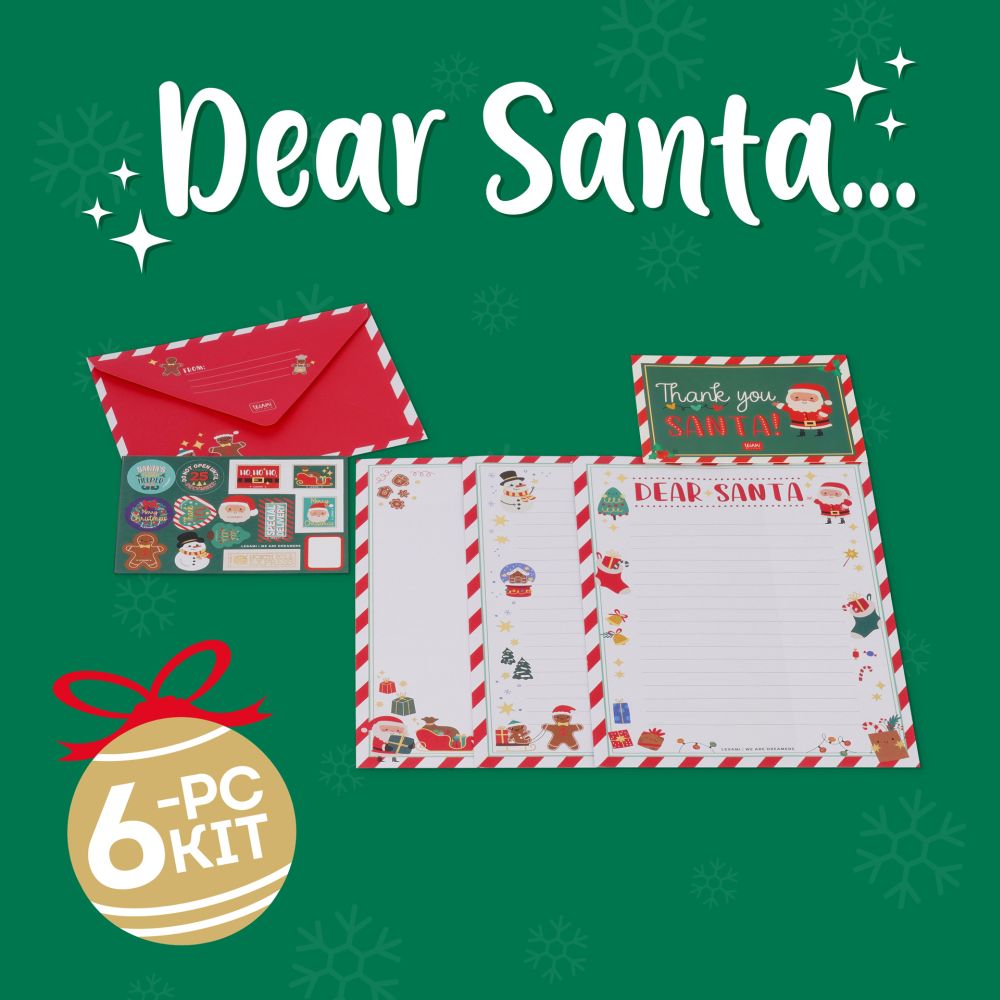 Dear Santa, Santa Claus Letter Kit - 8