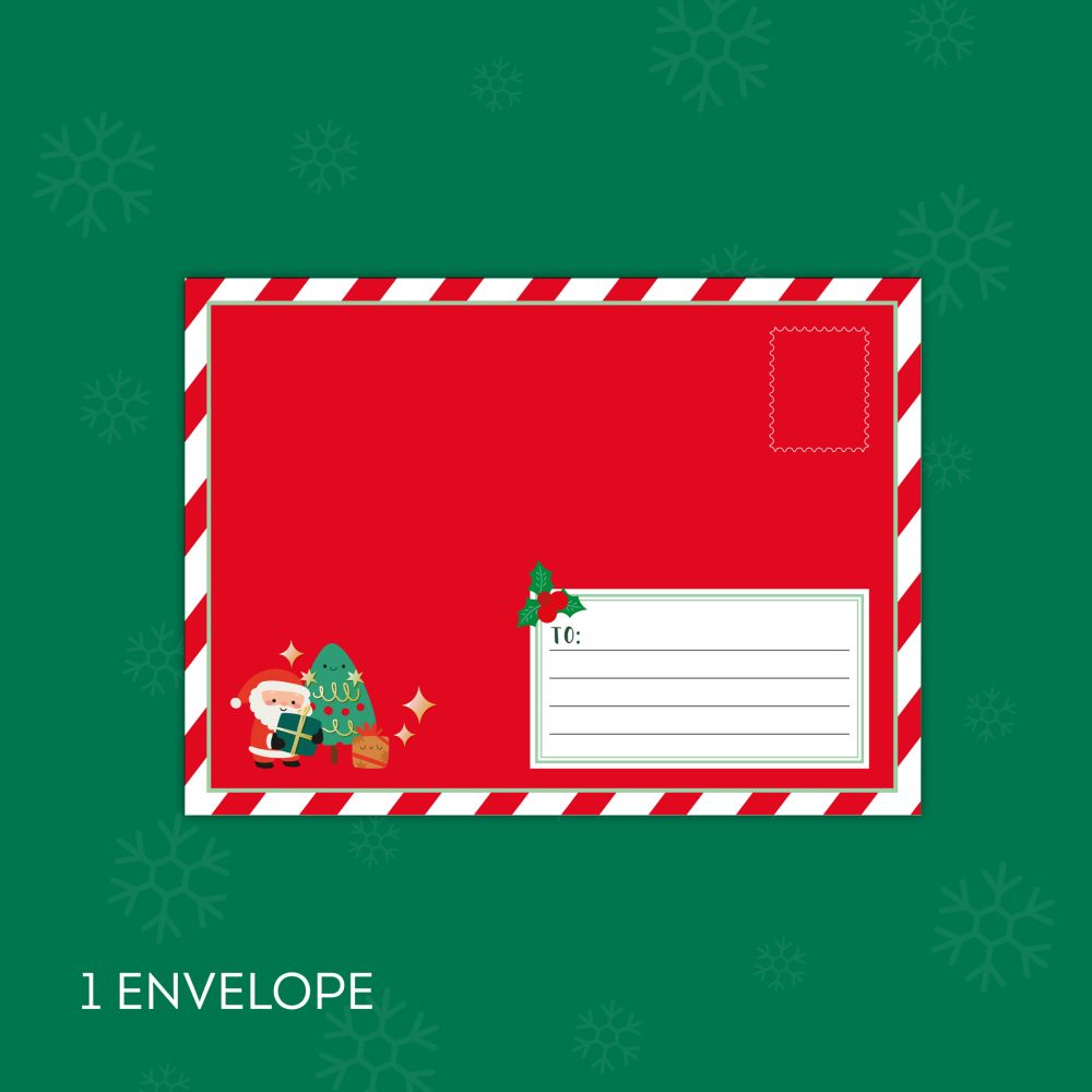 Dear Santa, Santa Claus Letter Kit - 6