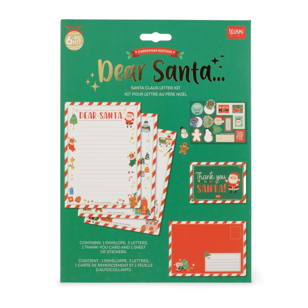 Dear Santa, Santa Claus Letter Kit