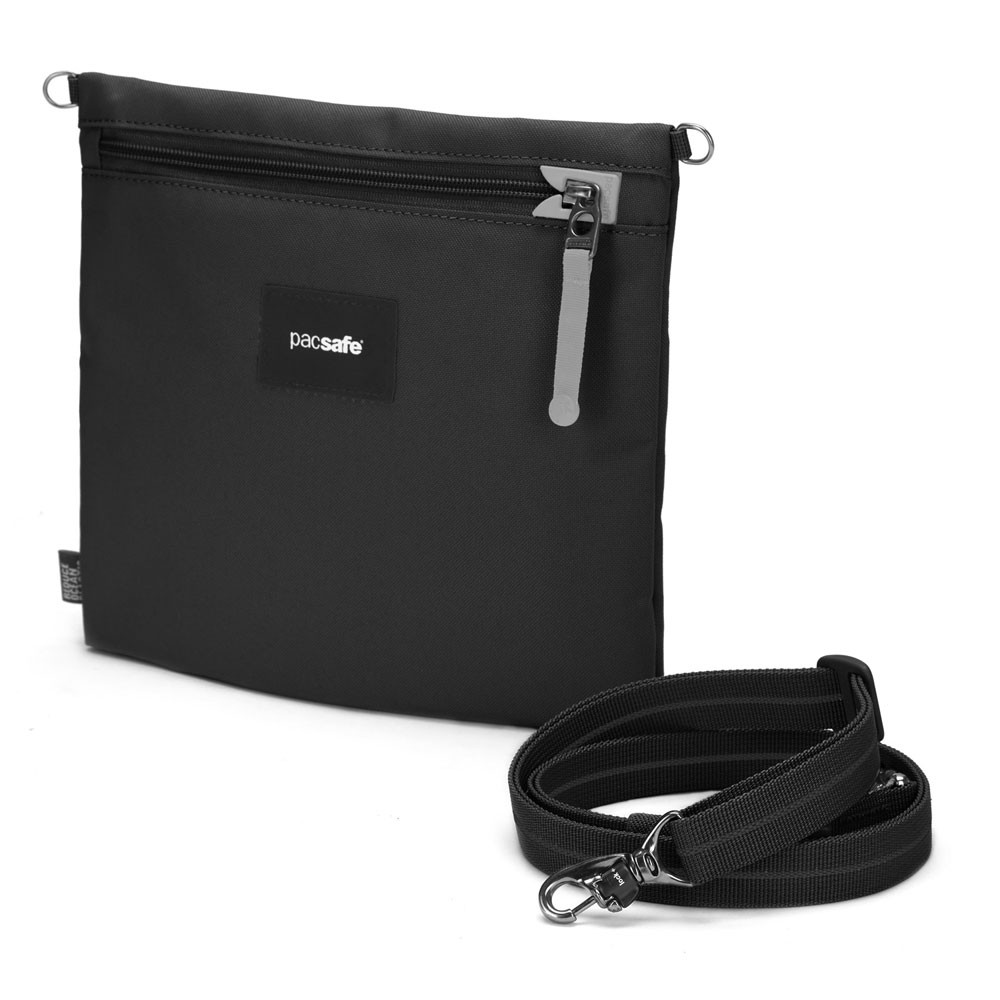 Liten stöldsäker väska - PACSAFE Go Anti-Theft Crossbody Pouch Black - 5