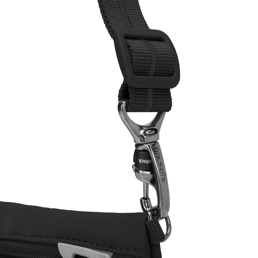 Liten stöldsäker väska - PACSAFE Go Anti-Theft Crossbody Pouch Black - 7
