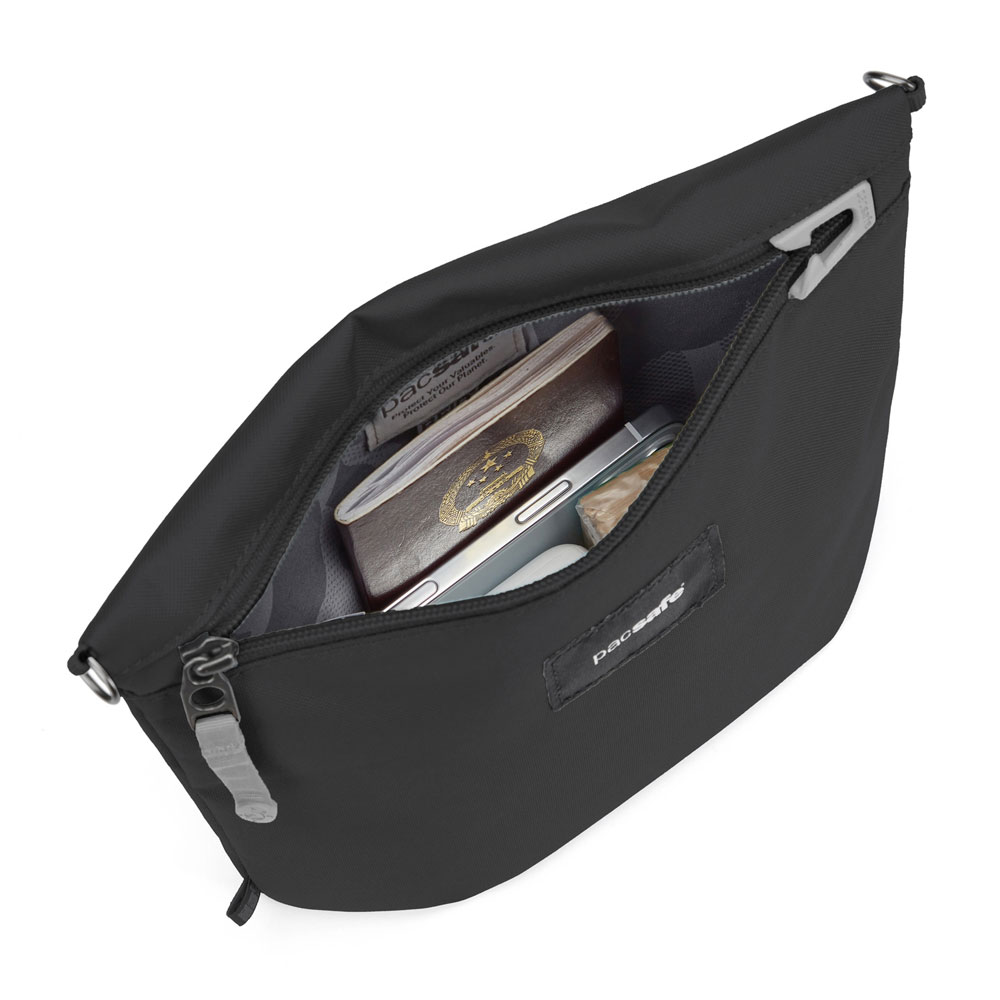 Liten stöldsäker väska - PACSAFE Go Anti-Theft Crossbody Pouch Black - 10