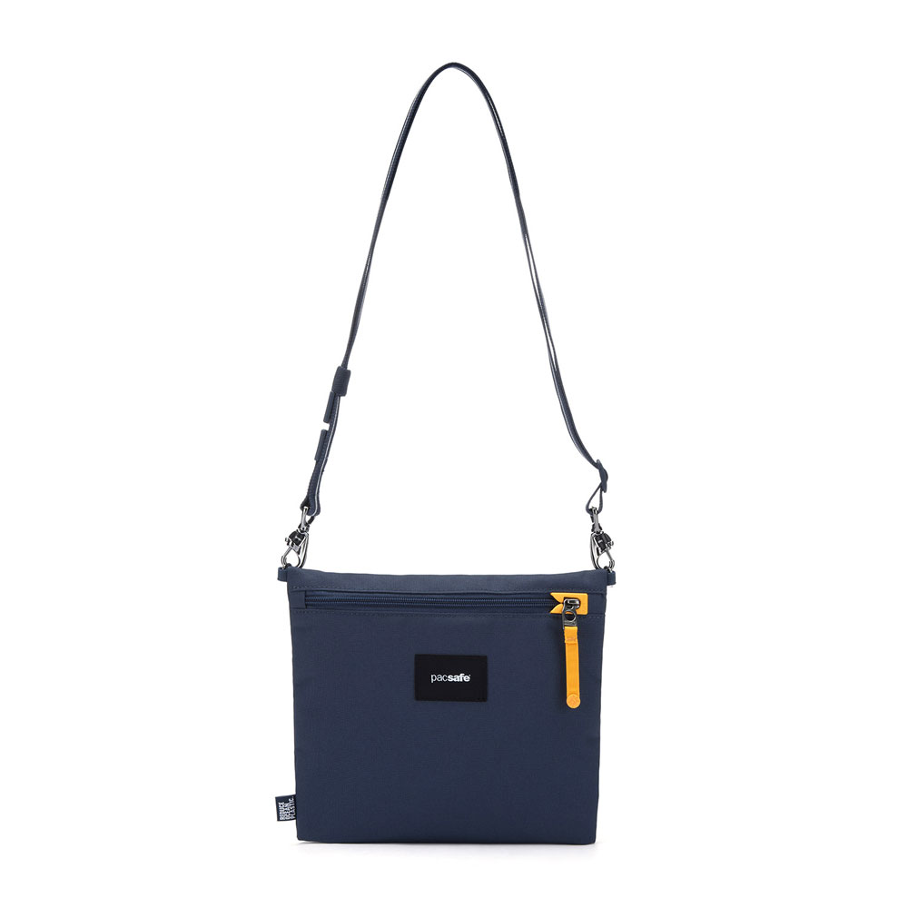 Liten stöldsäker väska - PACSAFE Go Anti-Theft Crossbody Pouch Costal Blue - 2