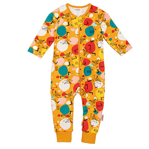 Pippi pajamas orange
