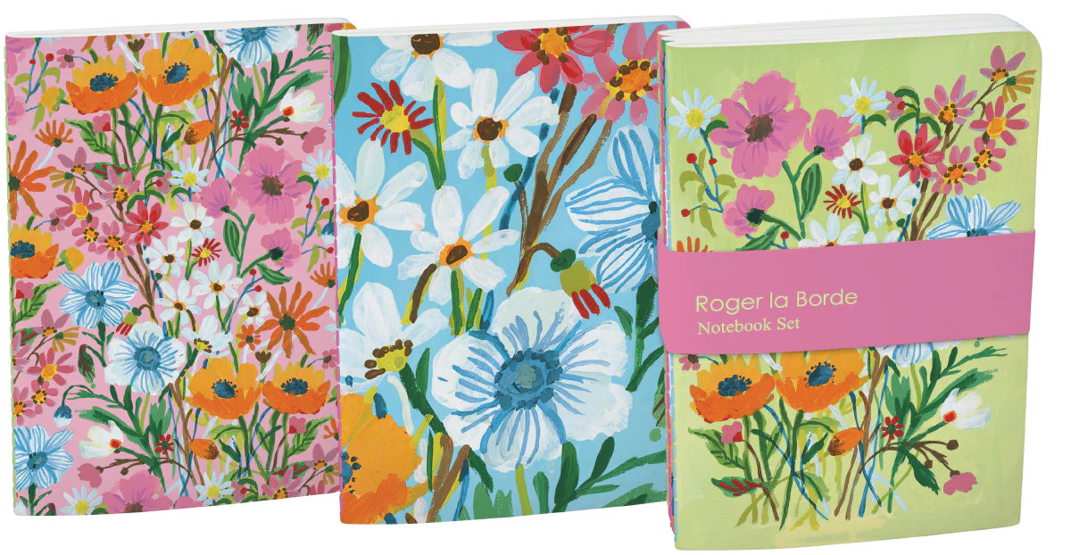 Flower Field A6 Exercise Books set - 2