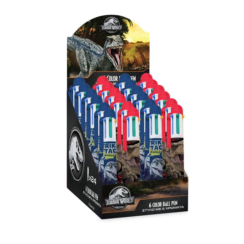 Dinosaurie Penna 6 färger BL - 2