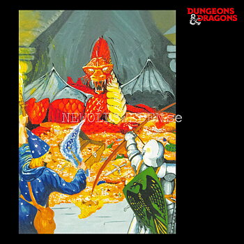 COVER - BASIC SET 1977 - Postcard - David C. Sutherland III - D&D - 299