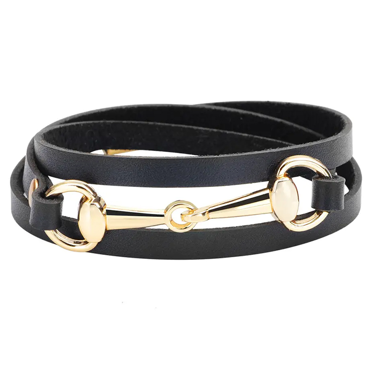 BETTARMBAND - svart/guld