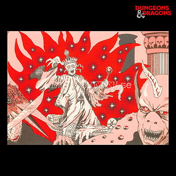 COVER - DUNGEON MODULE S1: TOMB OF HORRORS 1978 - Postcard - David C. Sutherland III - D&D - 299
