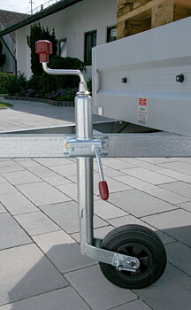 Stödhjul ALKO låsbart 200x50 D48 ´Pinstop´