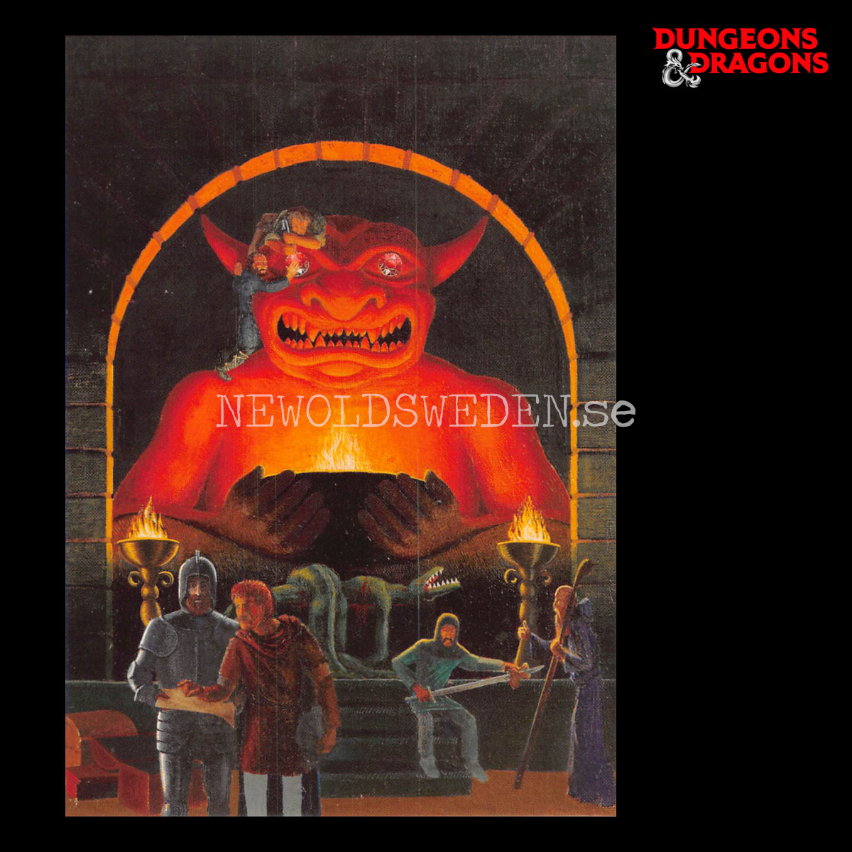 COVER - PLAYER´S HANDBOOK 1978 - Postcard - David A. Trampier - D&D - 299