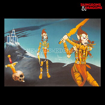 COVER - FIEND FOLIO 1981 - Postcard - Emmanuel - D&D - 299