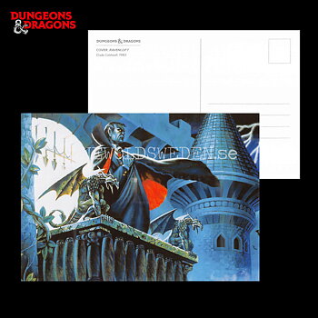 COVER - RAVENLOFT 1983 - Postcard - Clyde Caldwell - D&D - 299