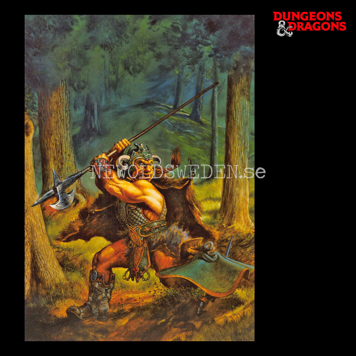 COVER - MONSTER MANUAL II 1983 - Postcard - Jeff Easley - D&D - 299