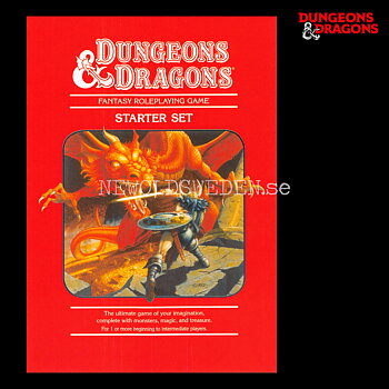 COVER - D&D BASIC RULES SET 1 RED BOX 1983 - Postcard - Larry Elmore - D&D - 299