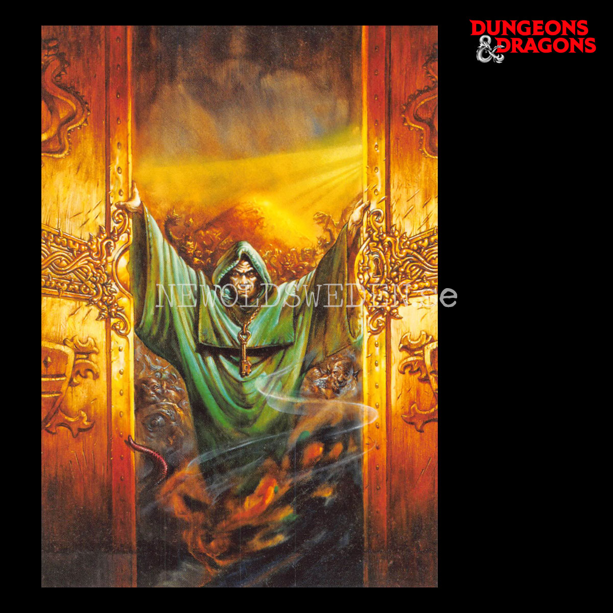 COVER - DUNGEON MASTERS GUIDE 1983 - Postcard - Jeff Easley - D&D - 299