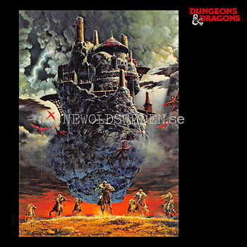 THE FLYING CITADEL 1985 - Postcard - Keith Parkinson - D&D - 299
