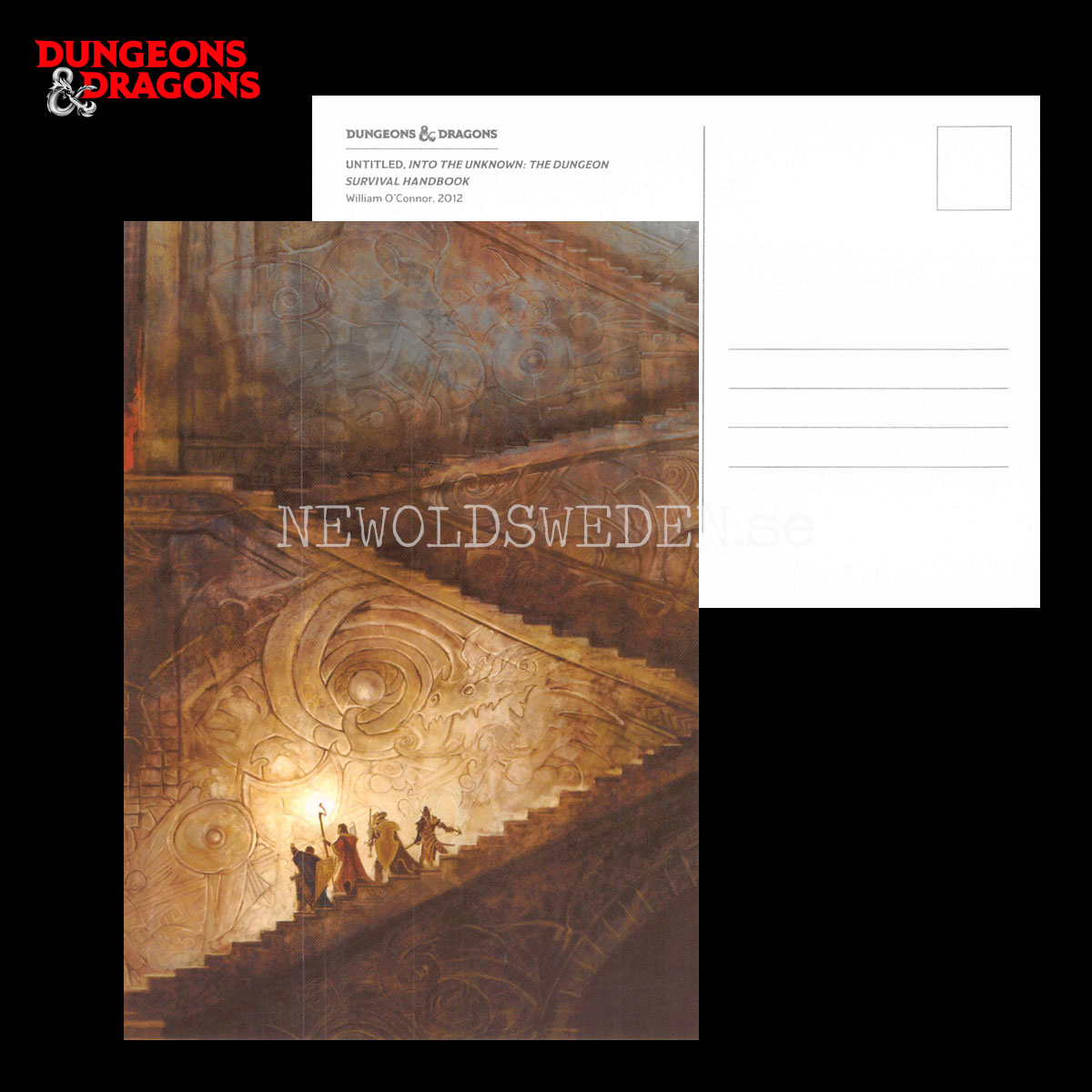 UNTITLED - INTO THE UNKNOWN: THE D SURVIVAL HANDBOOK 2012 - Postcard - William O´Connor - D&D - 299 - 2