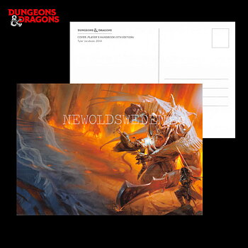COVER - PLAYER´S HANDBOOK 5TH EDITION 2014 - Postcard - Tyler Jacobson - D&D - 299