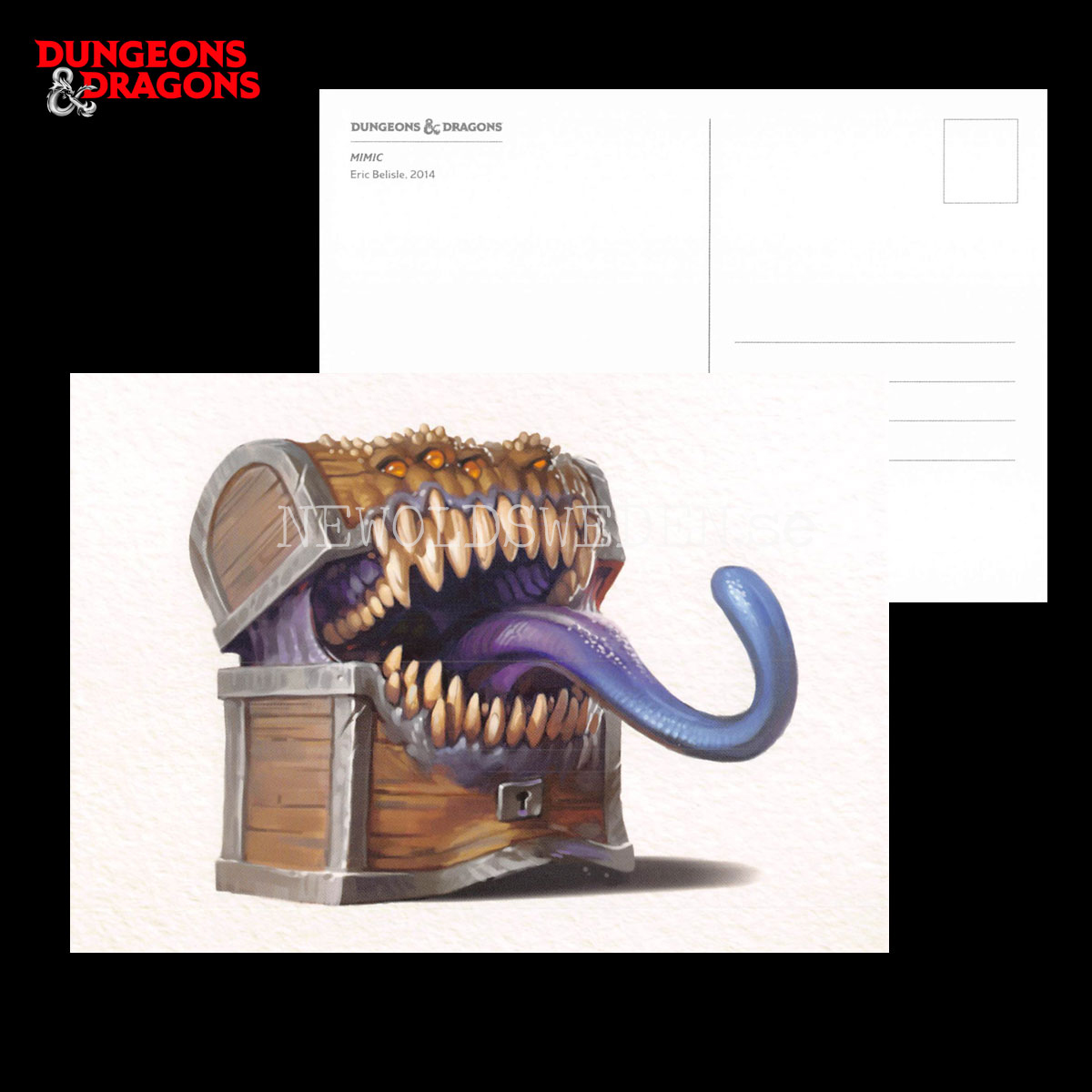 MIMIC 2014 - Postcard - Eric Belisle - D&D - 299 - 2